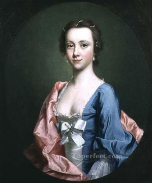 Allan Ramsey Painting - retrato de una dama Allan Ramsay Retrato Clasicismo